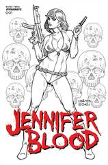 Jennifer Blood #1 Cvr J 25 Copy Incv Linsner B&W (MR) (STL202914)