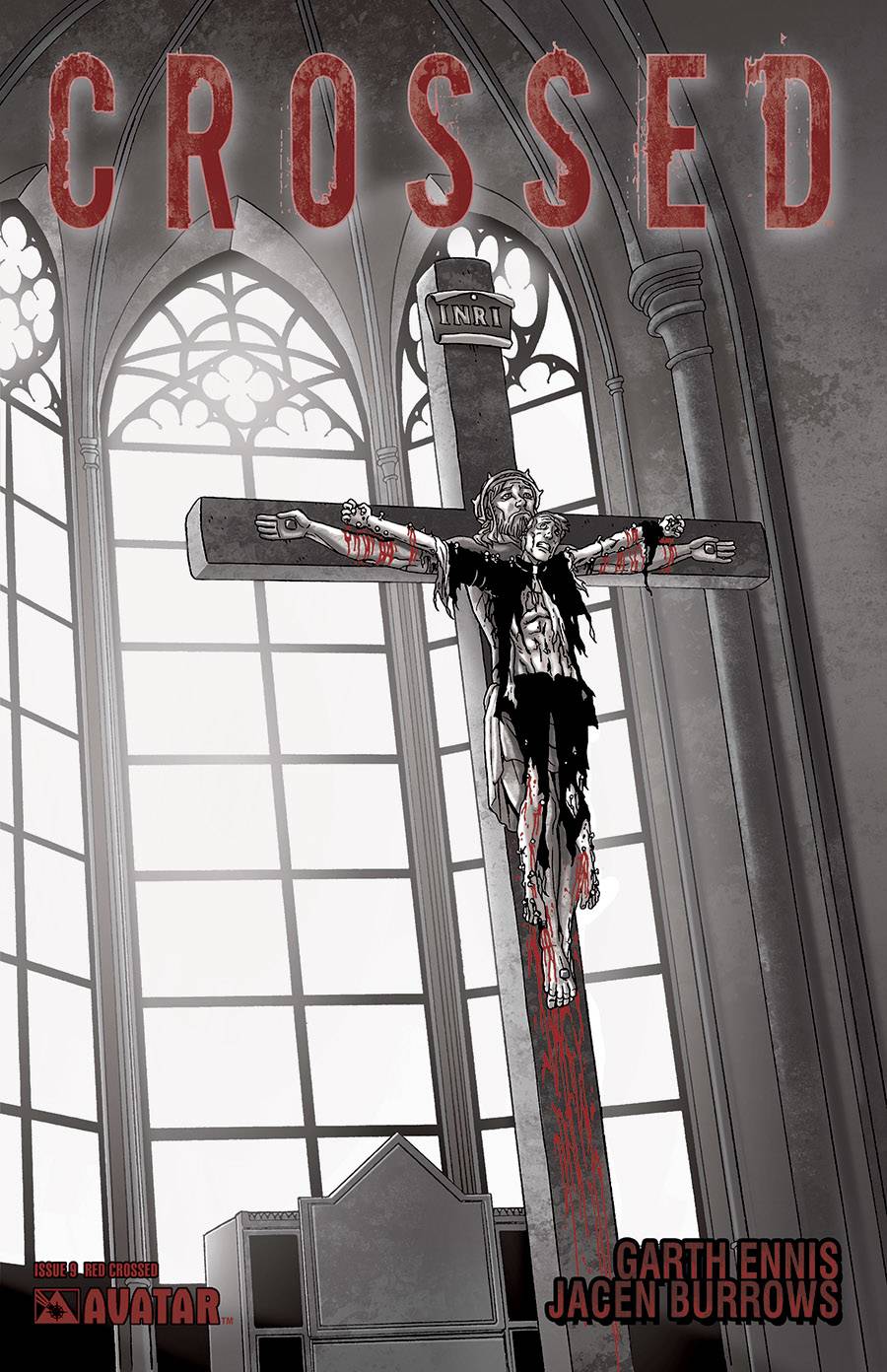 Crossed #9 Red Crossed Var (MR) (STL203207)