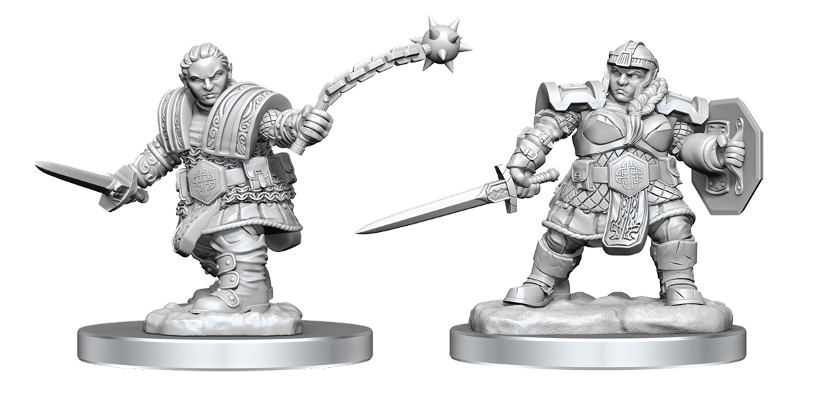 D&D Nolzurs Marvelous Miniatures: Dwarf Fighter Female