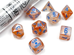 Borealis Polyhedral Rose Gold/light blue Luminary 7-Die Set