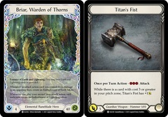 Briar, Warden of Thorns // Titan's Fist - 1st Edition