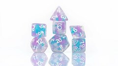 Dice Set - Cotton Candy Glowworm