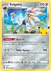 Solgaleo - 021/025 - Holo Rare