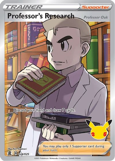 Professors Research (Full Art) - 024/025 - Ultra Rare