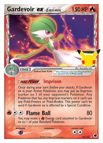 Gardevoir EX (Delta Species) - 93/101 - Ultra Rare