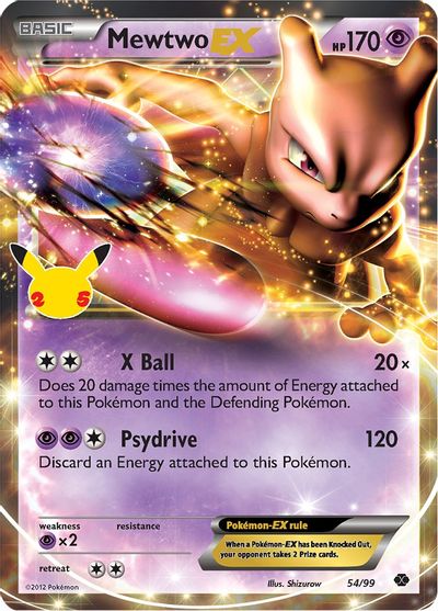 Mewtwo EX - 54/99 - Ultra Rare