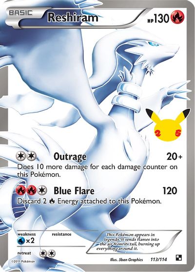 Reshiram - 113/114 - Ultra Rare