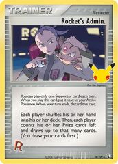 Rocket's Admin - 86/109 - Holo Rare