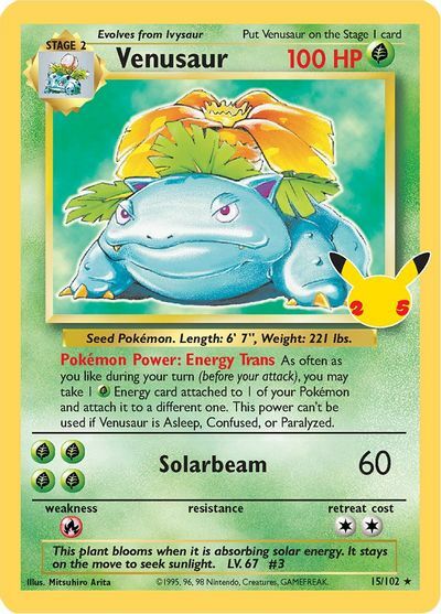 Venusaur - 15/102 - Holo Rare