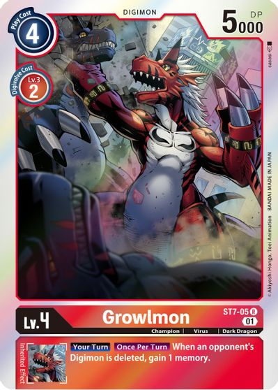 Growlmon - ST7-05 - R - Foil