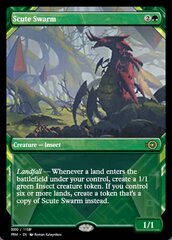 Scute Swarm - Foil - Showcase - Magic Online Promo