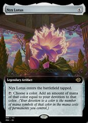 Nyx Lotus - Foil - Extended Art - Magic Online Promo