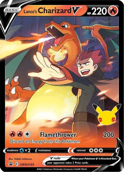 Lances Charizard V - SWSH133 - SWSH Black Star Promos
