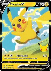 Pikachu V SWSH143 Holo Promo - Celebrations Promo