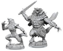 Magic: The Gathering Unpainted Miniatures: Arlinn Kord & Tovolar