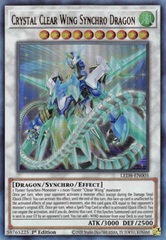 Crystal Clear Wing Synchro Dragon - LED8-EN005 - Ultra Rare - 1st Edition