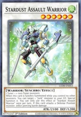 Stardust Assault Warrior - LED8-EN053 - Common - 1st Edition