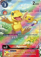 Agumon - BT6-007 - U - Alternate Art - Foil