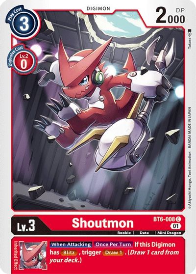 Shoutmon - BT6-008 - C