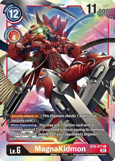 MagnaKidmon - BT6-017 - R - Foil