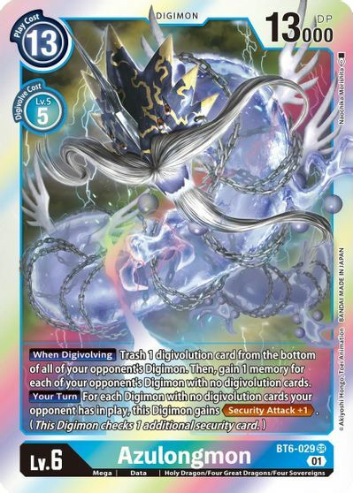 Azulongmon - BT6-029 - SR