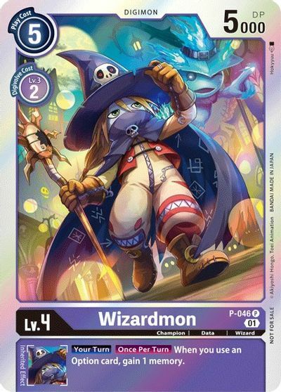 Wizardmon - P-046 - P - Foil