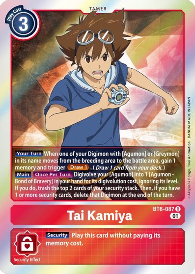 Tai Kamiya - BT6-087 - R - Foil