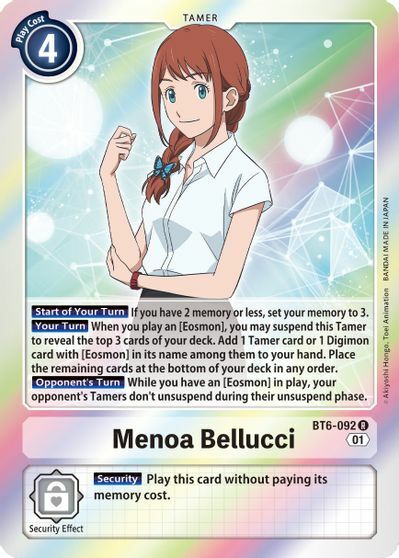 Menoa Belluci - BT6-092 - R