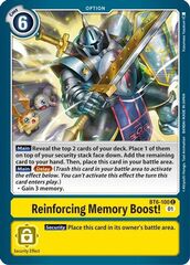 Reinforcing Memory Boost! - BT6-100 - C