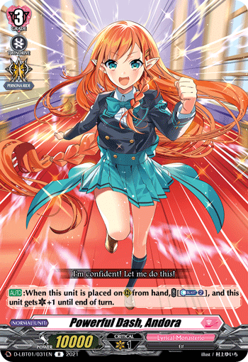 Powerful Dash, Andora - D-LBT01/031EN - R