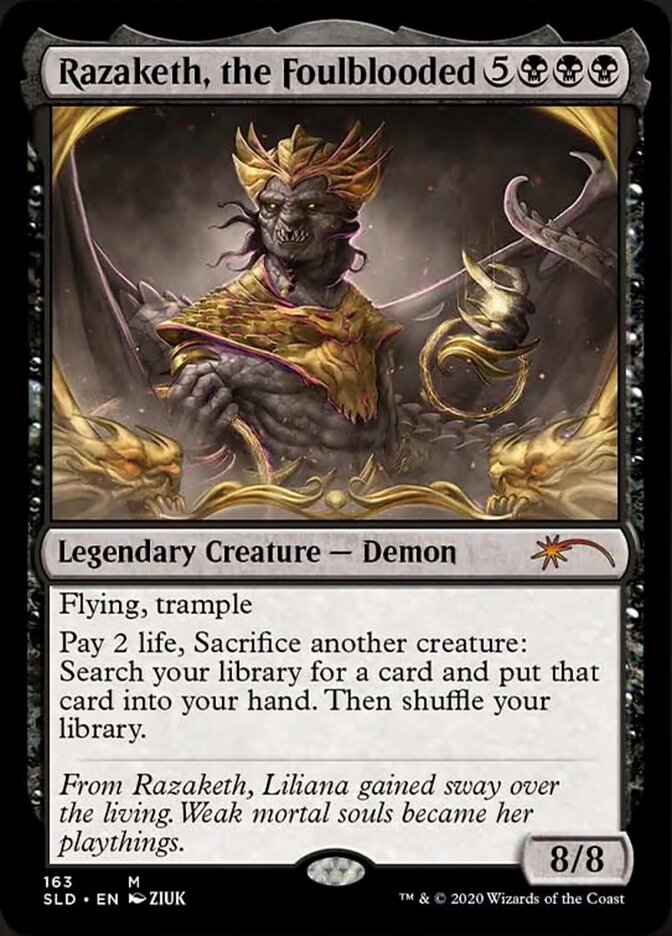 Razaketh, the Foulblooded - Foil