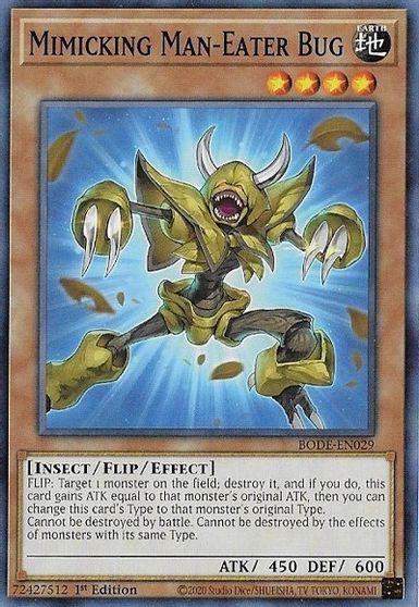 Mimicking Man-Eater Bug - BODE-EN029 - Common - 1st Edition