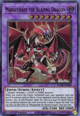 Masquerade the Blazing Dragon - BODE-EN038 - Ultra Rare - 1st Edition