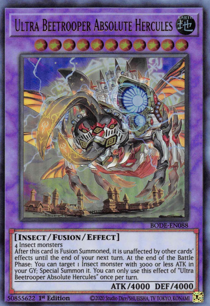 Ultra Beetrooper Absolute Hercules - BODE-EN088 - Ultra Rare - 1ere edition // Burst Of Destiny - BODE