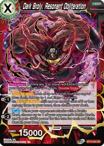 Dark Broly, Resonant Obliteration - BT15-004 - SR