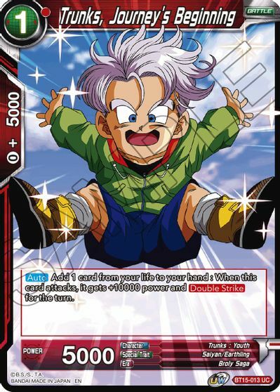 Trunks, Journeys Beginning - BT15-013 - UC