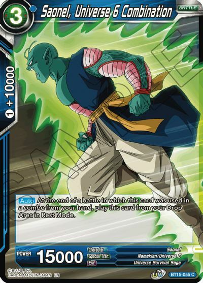 Saonel, Universe 6 Combination - BT15-055 - C