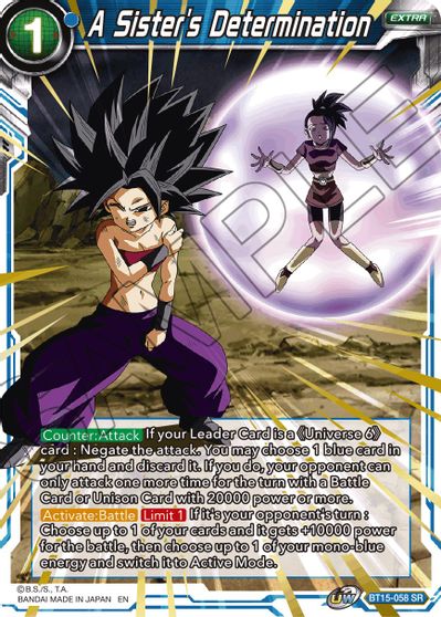 A Sisters Determination - BT15-058 - SR