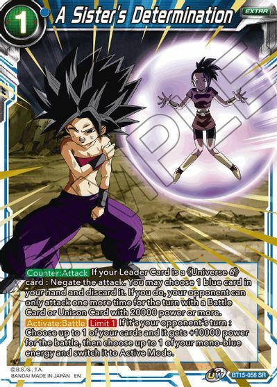 A Sisters Determination - BT15-058 - SR