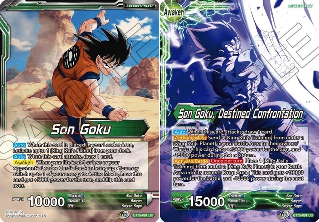 Son Goku // Son Goku, Destined Confrontation - BT15-061 - UC