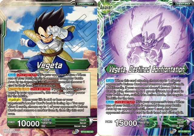 Vegeta // Vegeta, Destined Confrontation - BT15-062 - UC