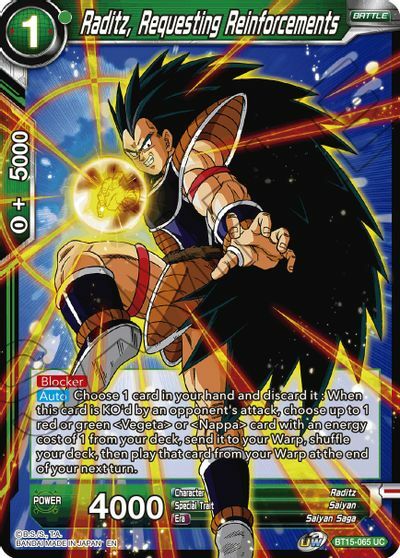 Raditz, Requesting Reinforcements - BT15-065 - UC