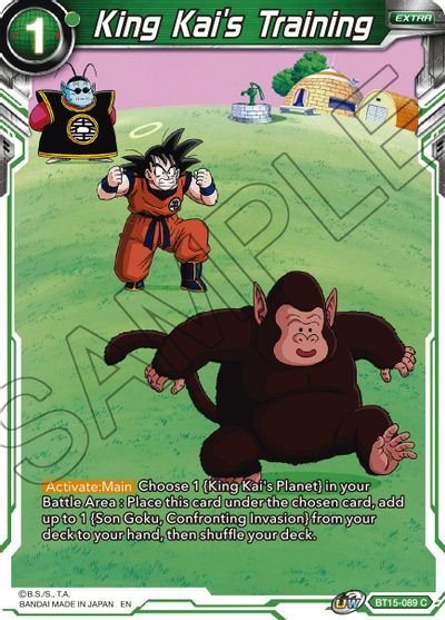 King Kais Training - BT15-089 - C