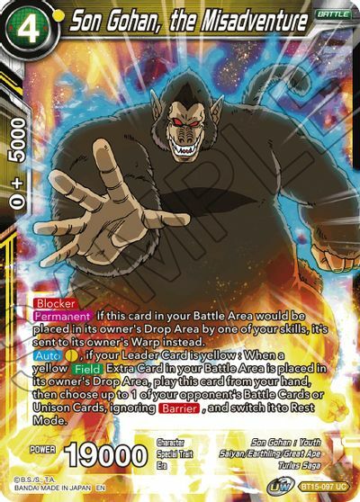 Son Gohan, the Misadventure - BT15-097 - UC