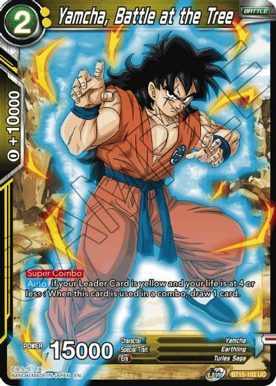 Yamcha, Battle at the Tree - BT15-102 - UC