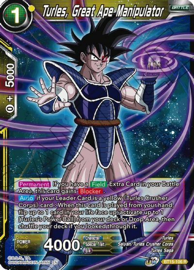 Turles, Great Ape Manipulator - BT15-106 - R