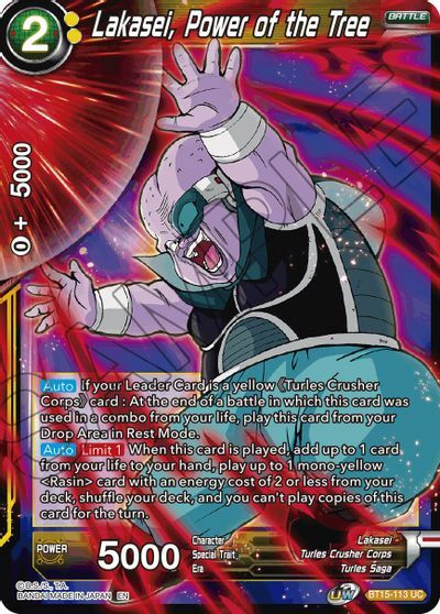 Lakasei, Power of the Tree - BT15-113 - UC
