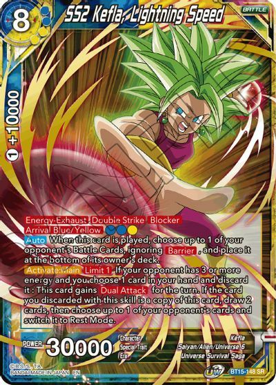 SS2 Kefla, Lightning Speed - BT15-148 - SR