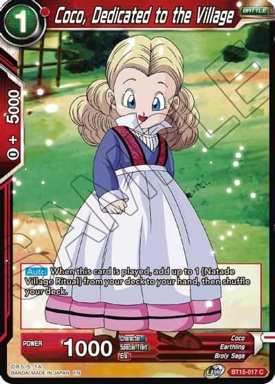 Coco, Dedicated to the Village - BT15-017 - C - Foil