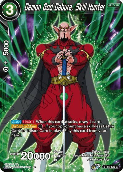 Demon God Dabura, Skill Hunter - BT15-123 - C - Foil
